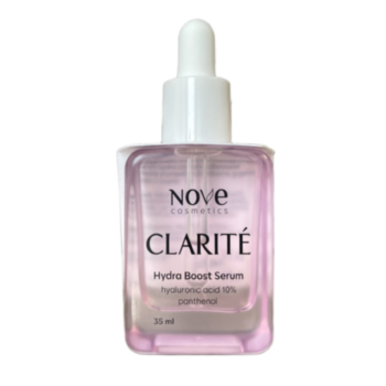 NOVE COSMETICS КЛАРИТЕ СЕРУМ С ХИАЛУРОНОВА КИСЕЛИНА 35МЛ